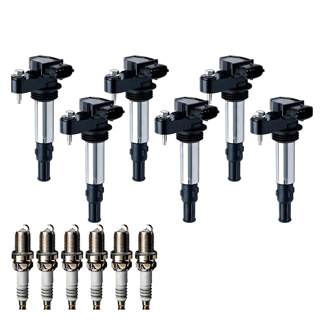 Ignition Coil and Iridium Spark Plugs for Cadillac CTS (2005-2007) 2.8L