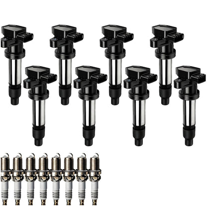 Ignition Coil and Iridium Spark Plugs for Cadillac Deville (2004-2005) 4.6L