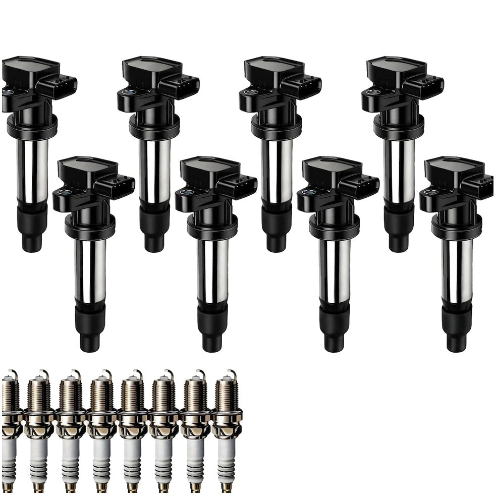 Ignition Coil and Iridium Spark Plugs for Cadillac DTS (2006-2011) 4.6L