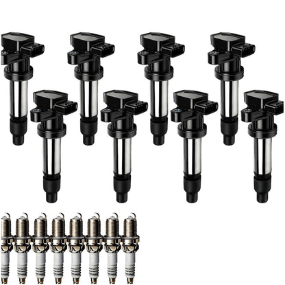 Ignition Coil and Iridium Spark Plugs for Cadillac DTS (2006-2011) 4.6L