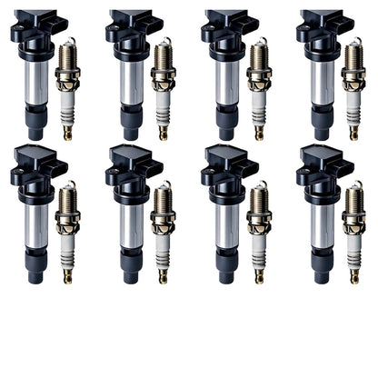 Ignition Coil and Iridium Spark Plugs for Cadillac STS (2006-2009) 4.4L