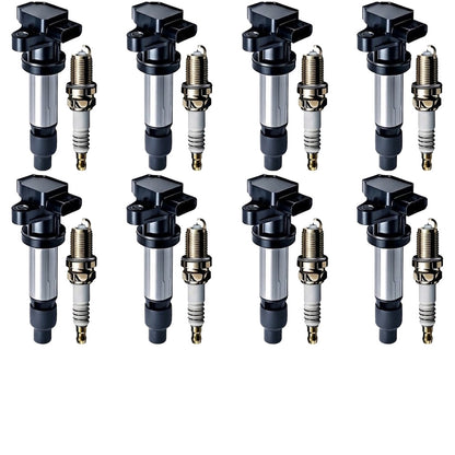 Ignition Coil and Iridium Spark Plugs for Cadillac STS (2008-2010) 4.6L
