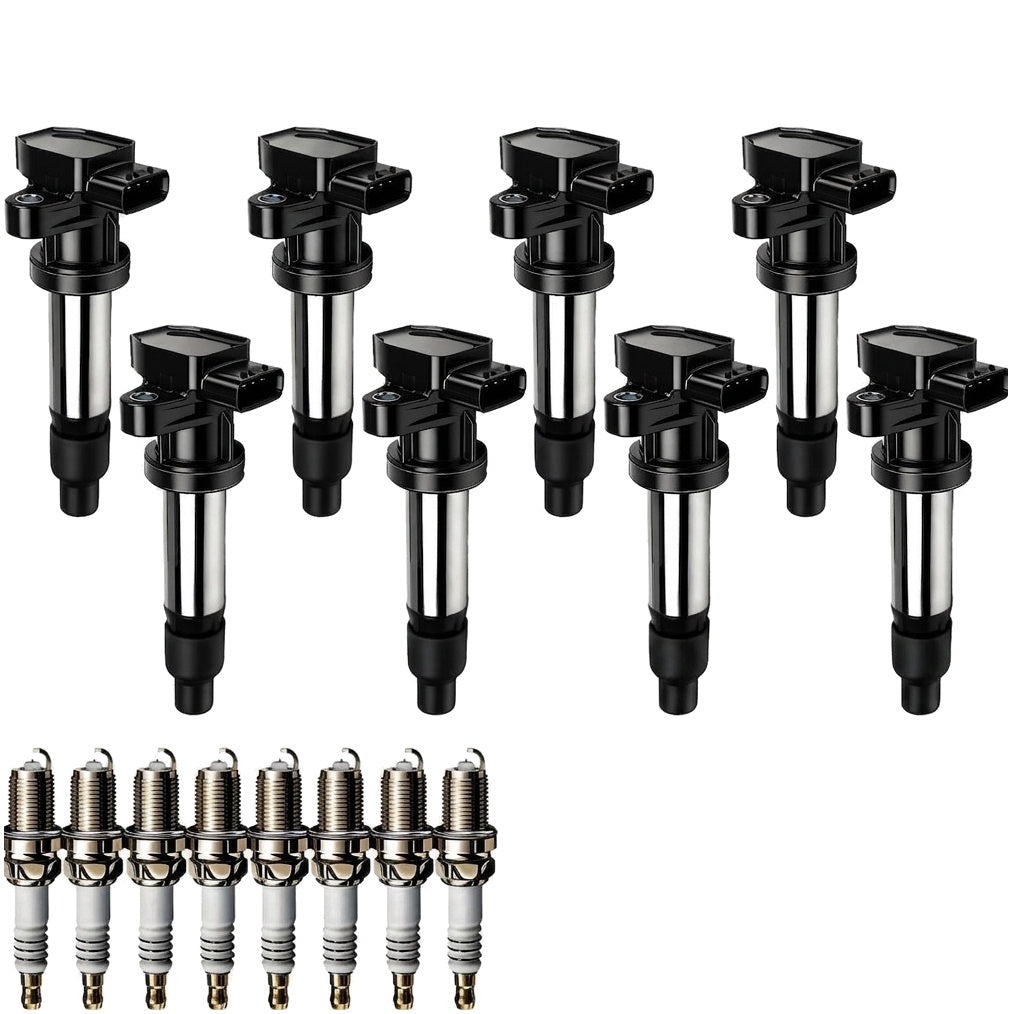Ignition Coil and Iridium Spark Plugs for Cadillac XLR (2004-2009) 4.6L