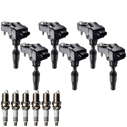 Ignition Coil and Iridium Spark Plugs for Cadillac XT5 (2017-2021) 3.6L