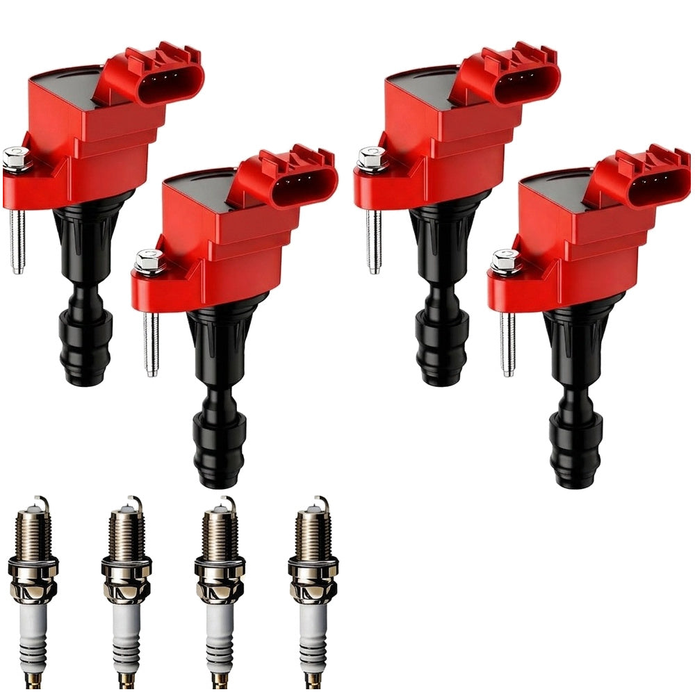 Ignition Coil and Iridium Spark Plugs for Chevrolet Equinox (2010-2017) 2.4L