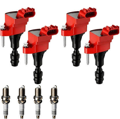 Ignition Coil and Iridium Spark Plugs for Chevrolet Equinox (2010-2017) 2.4L