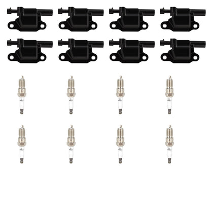 Ignition Coil and Iridium Spark Plugs for Chevrolet SSR (2003-2004) 5.3L