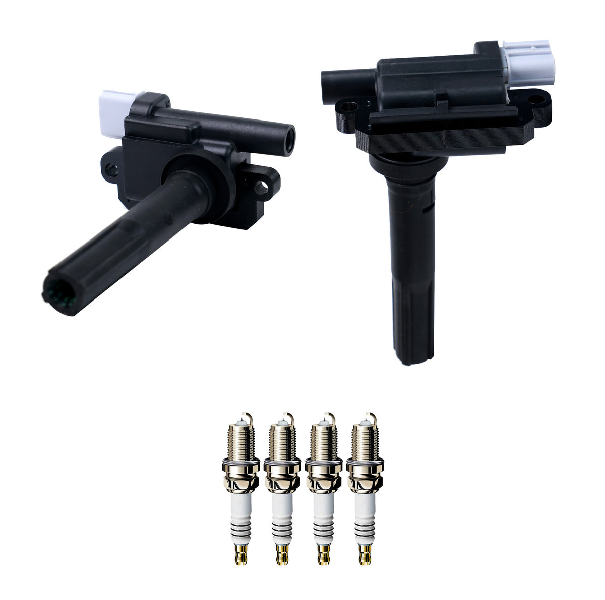 Ignition Coil and Iridium Spark Plugs for Chevrolet Tracker (1999-2002) 1.6L