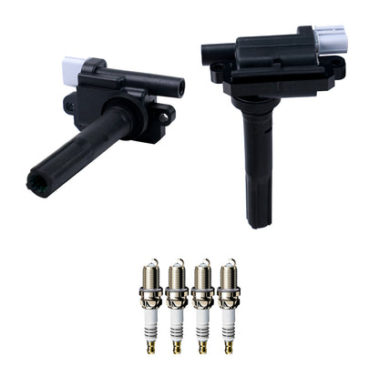 Ignition Coil and Iridium Spark Plugs for Chevrolet Tracker (1999-2002) 1.6L