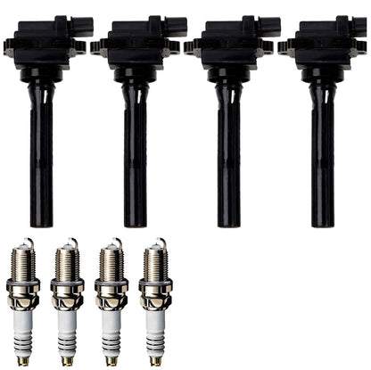 Ignition Coil and Iridium Spark Plugs for Chevrolet Tracker (1999-2004) 2.0L