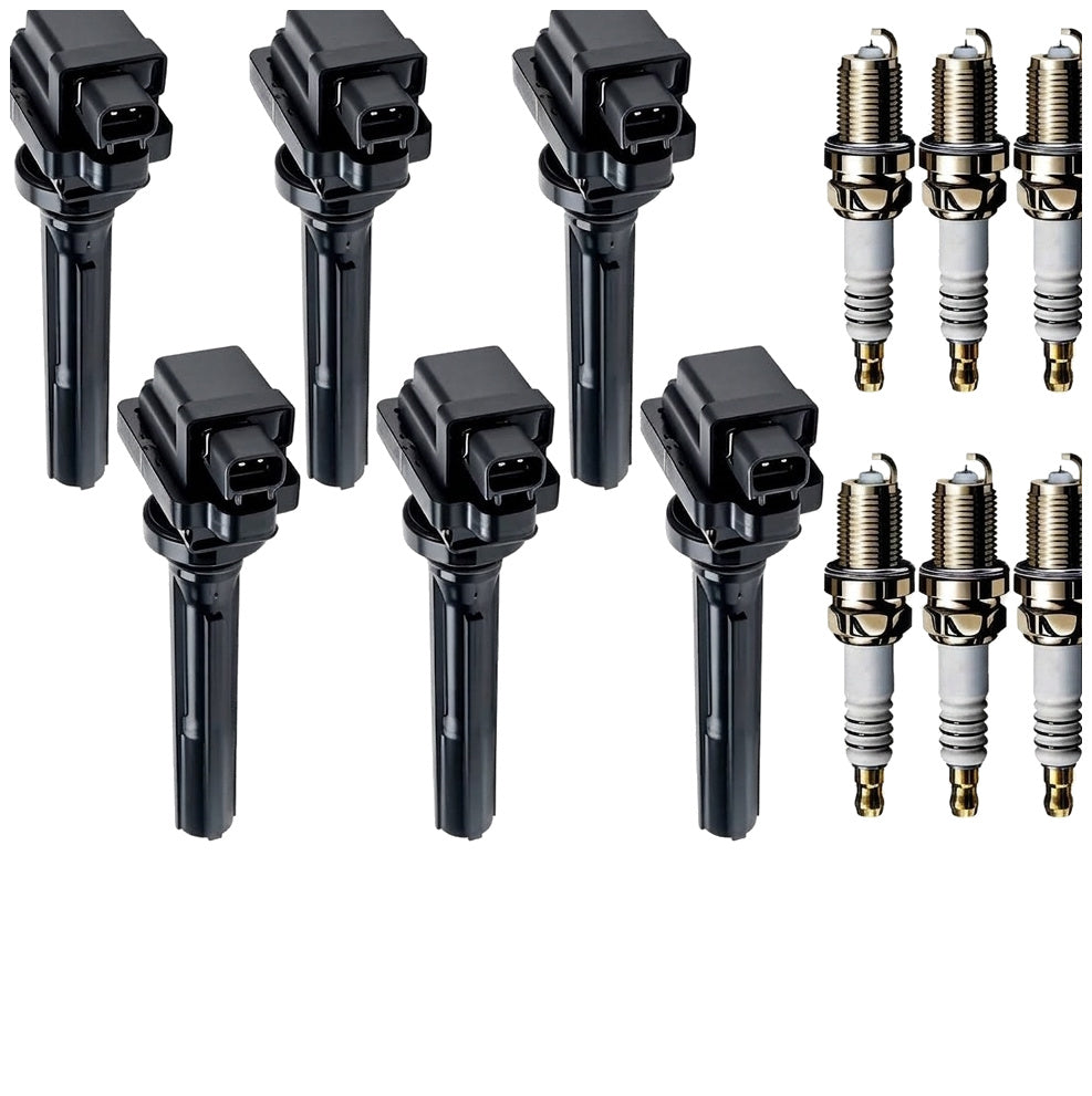 Ignition Coil and Iridium Spark Plugs for Chevrolet Tracker (2001-2004) 2.5L