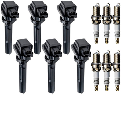 Ignition Coil and Iridium Spark Plugs for Chevrolet Tracker (2001-2004) 2.5L