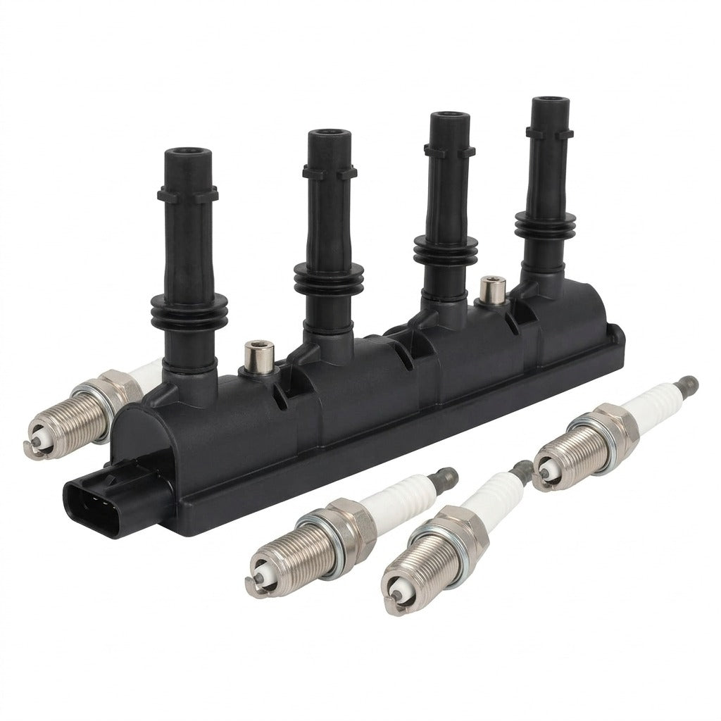 Ignition Coil and Iridium Spark Plugs for Chevrolet Volt (2013-2015) 1.4L