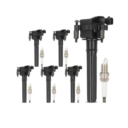 Ignition Coil and Iridium Spark Plugs for Chrysler 300M (1998-2004) 3.5L