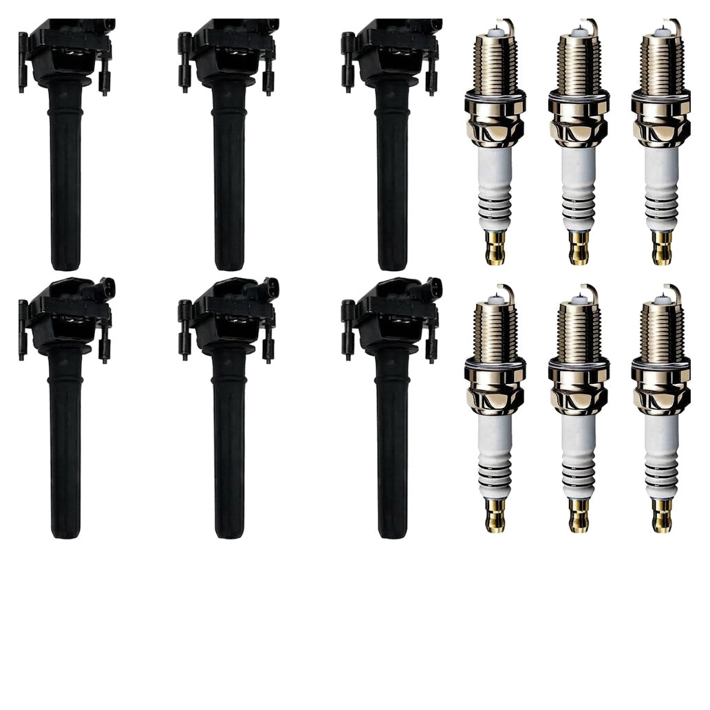 Ignition Coil and Iridium Spark Plugs for Chrysler Cirrus (2001-2005) 2.7L