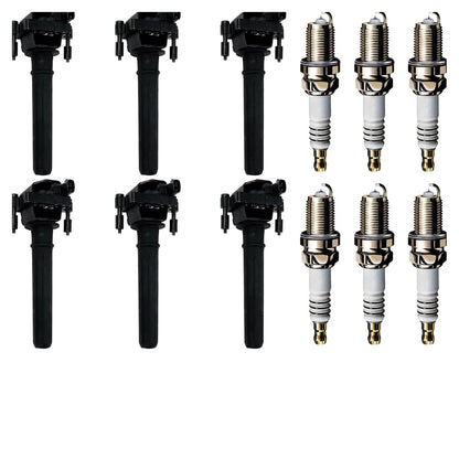 Ignition Coil and Iridium Spark Plugs for Chrysler Cirrus (2001-2005) 2.7L