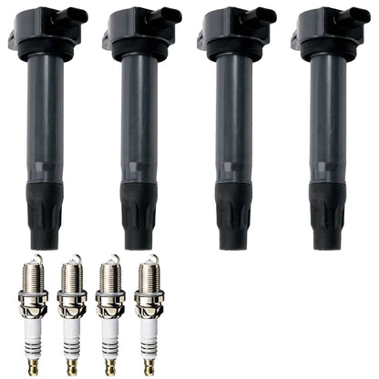 Ignition Coil and Iridium Spark Plugs for Chrysler Cirrus (2008-2010) 2.4L