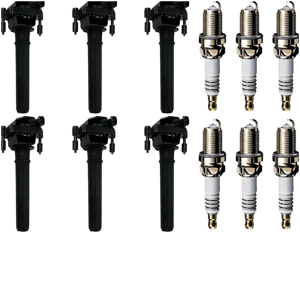 Ignition Coil and Iridium Spark Plugs for Chrysler Concorde (1998-2004) 2.7L