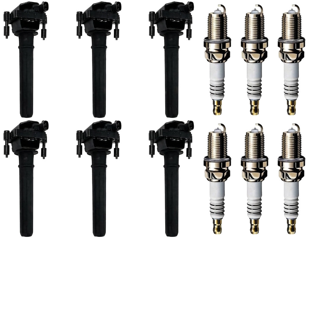 Ignition Coil and Iridium Spark Plugs for Chrysler Sebring (2001-2005) 2.7L