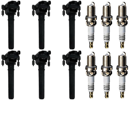 Ignition Coil and Iridium Spark Plugs for Chrysler Sebring (2001-2005) 2.7L