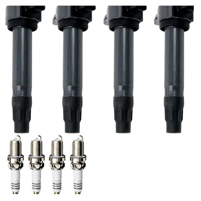 Ignition Coil and Iridium Spark Plugs for Dodge Caliber (2007-2009) 1.8L