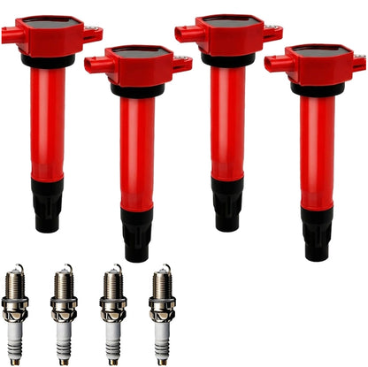 Ignition Coil and Iridium Spark Plugs for Dodge Caliber (2007-2012) 2.0L 2.4L