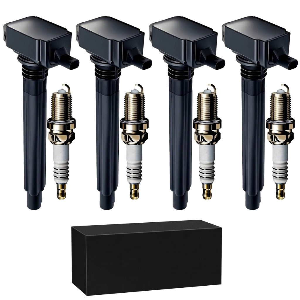 Ignition Coil and Iridium Spark Plugs for Dodge Dart (2014-2016) 2.4L