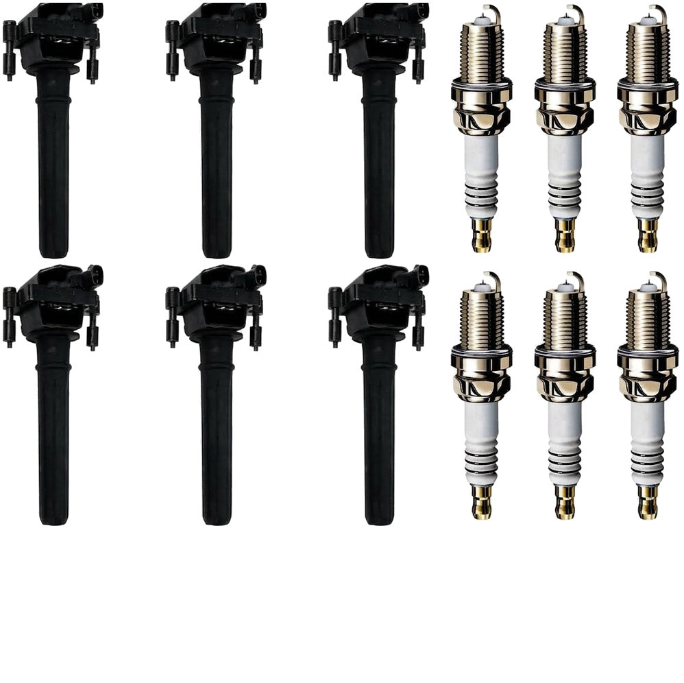 Ignition Coil and Iridium Spark Plugs for Dodge Intrepid (1998-2004) 2.7L