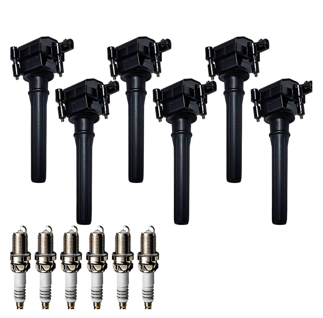 Ignition Coil and Iridium Spark Plugs for Dodge Intrepid (2000-2004) 3.5L