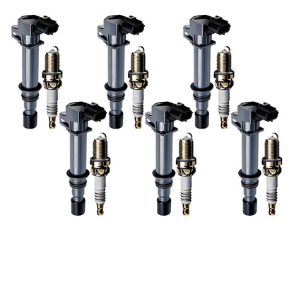 Ignition Coil and Iridium Spark Plugs for Dodge Ram 1500 (2002-2008) 3.7L