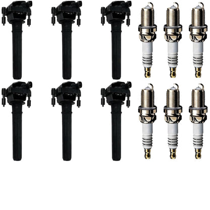 Ignition Coil and Iridium Spark Plugs for Dodge Stratus (2001-2005) 2.7L