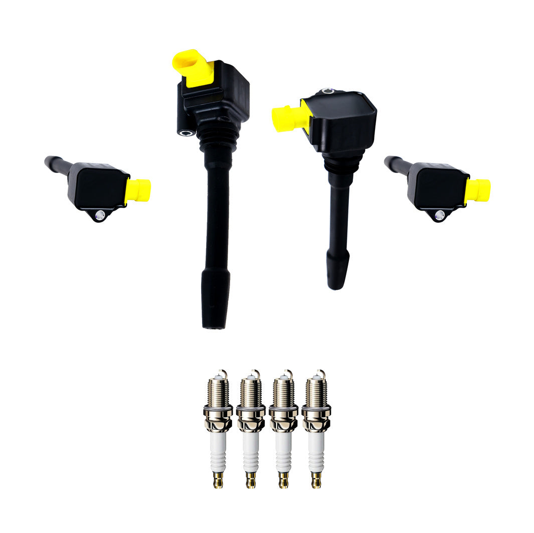 Ignition Coil and Iridium Spark Plugs for Fiat 124 Spider (2017-2020) 1.4L