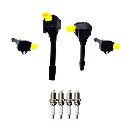 Ignition Coil and Iridium Spark Plugs for Fiat 124 Spider (2017-2020) 1.4L