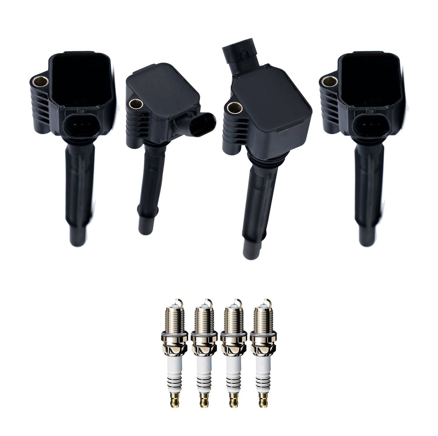 Ignition Coil and Iridium Spark Plugs for Fiat 500X (2016-2018) 1.4L
