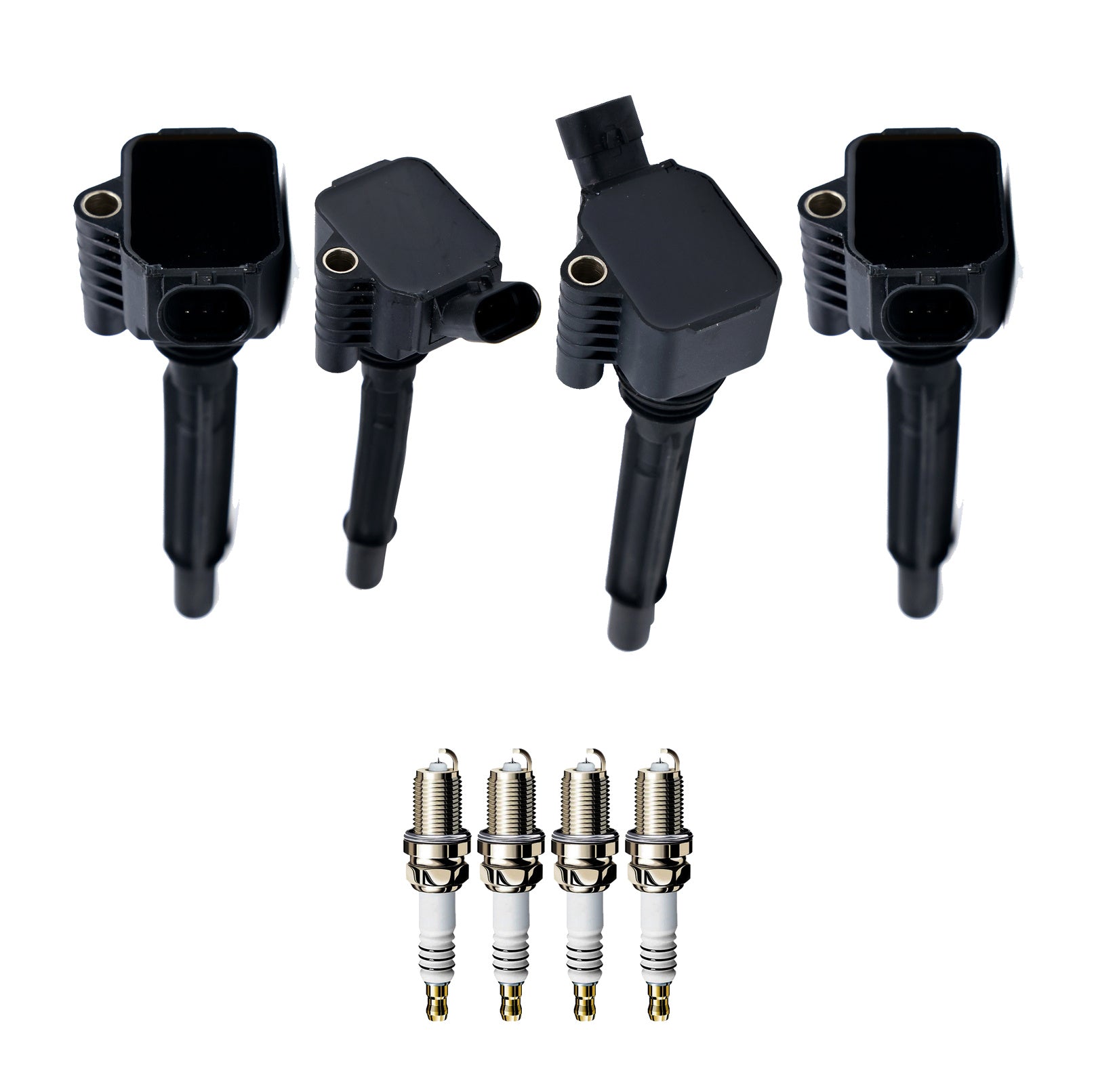 Ignition Coil and Iridium Spark Plugs for Fiat 500X (2016-2018) 1.4L