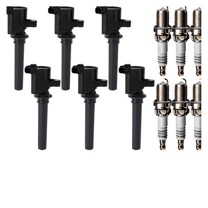 Ignition Coil and Iridium Spark Plugs for Ford Aerostar (1990-1997) 4.0L