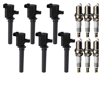 Ignition Coil and Iridium Spark Plugs for Ford Aerostar (1995-1997) 3.0L