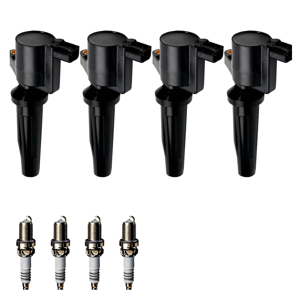 Ignition Coil and Iridium Spark Plugs for Ford C-Max (2013-2018) 2.0L
