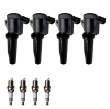 Ignition Coil and Iridium Spark Plugs for Ford EcoSport (2007-2012) 2.0L