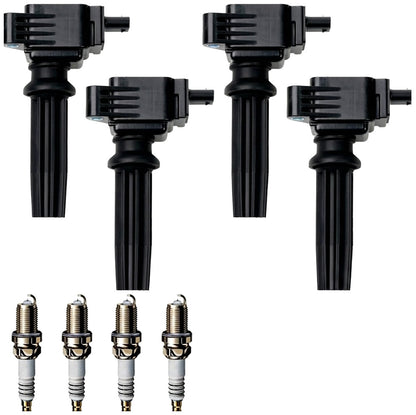 Ignition Coil and Iridium Spark Plugs for Ford EcoSport (2018-2021) 2.0L