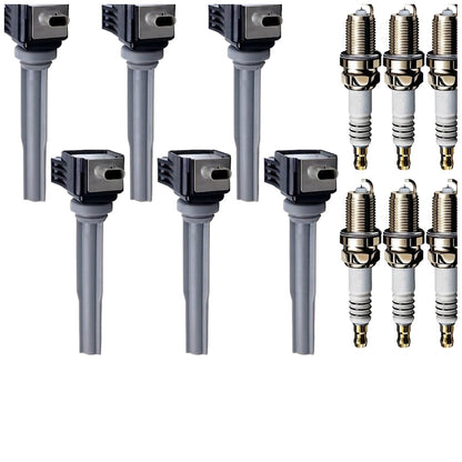 Ignition Coil and Iridium Spark Plugs for Ford Edge (2015-2019) 2.7L