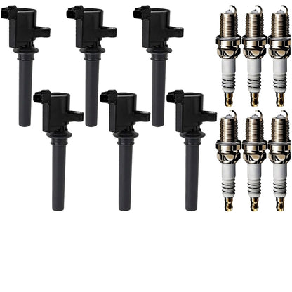Ignition Coil and Iridium Spark Plugs for Ford Escape (2001-2008) 3.0L