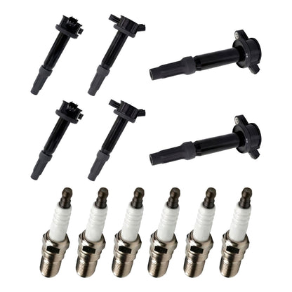 Ignition Coil and Iridium Spark Plugs for Ford Escape (2009-2012) 3.0L
