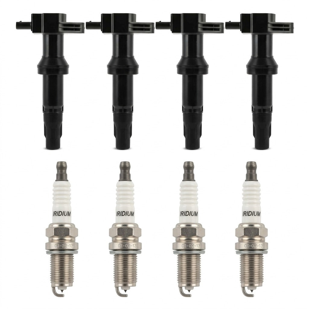 Ignition Coil and Iridium Spark Plugs for Ford Escape (2020-2023) 2.5L