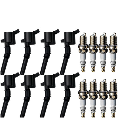 Ignition Coil and Iridium Spark Plugs for Ford F-150 (1997-1999) 4.6L