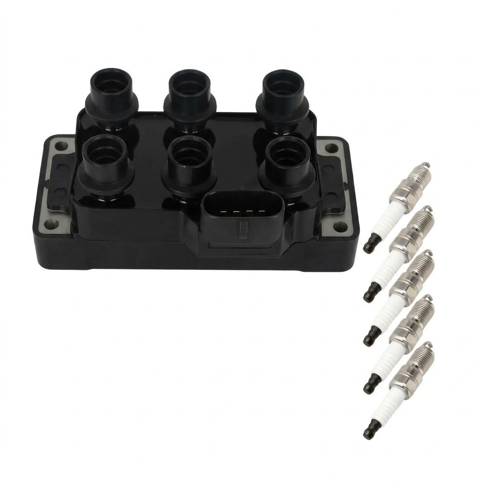 Ignition Coil and Iridium Spark Plugs for Ford F-150 (1998-2000) 4.2L