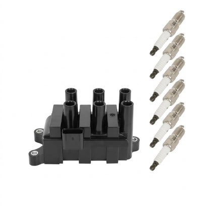 Ignition Coil and Iridium Spark Plugs for Ford F-150 (1998-2008) 4.2L