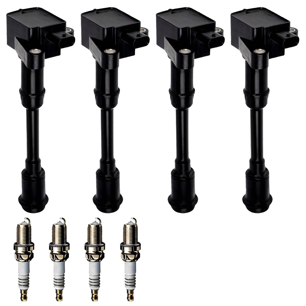 Ignition Coil and Iridium Spark Plugs for Ford Fiesta (2014-2016) 1.6L