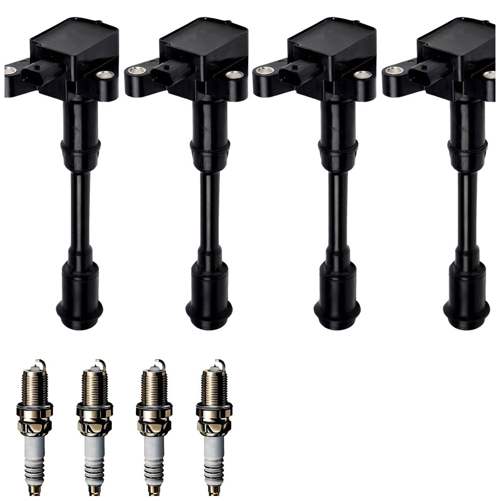 Ignition Coil and Iridium Spark Plugs for Ford Fiesta (2017-2019) 1.6L