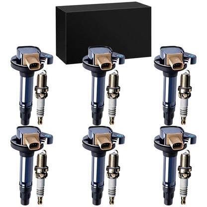 Ignition Coil and Iridium Spark Plugs for Ford Flex (2013-2015) 3.5L